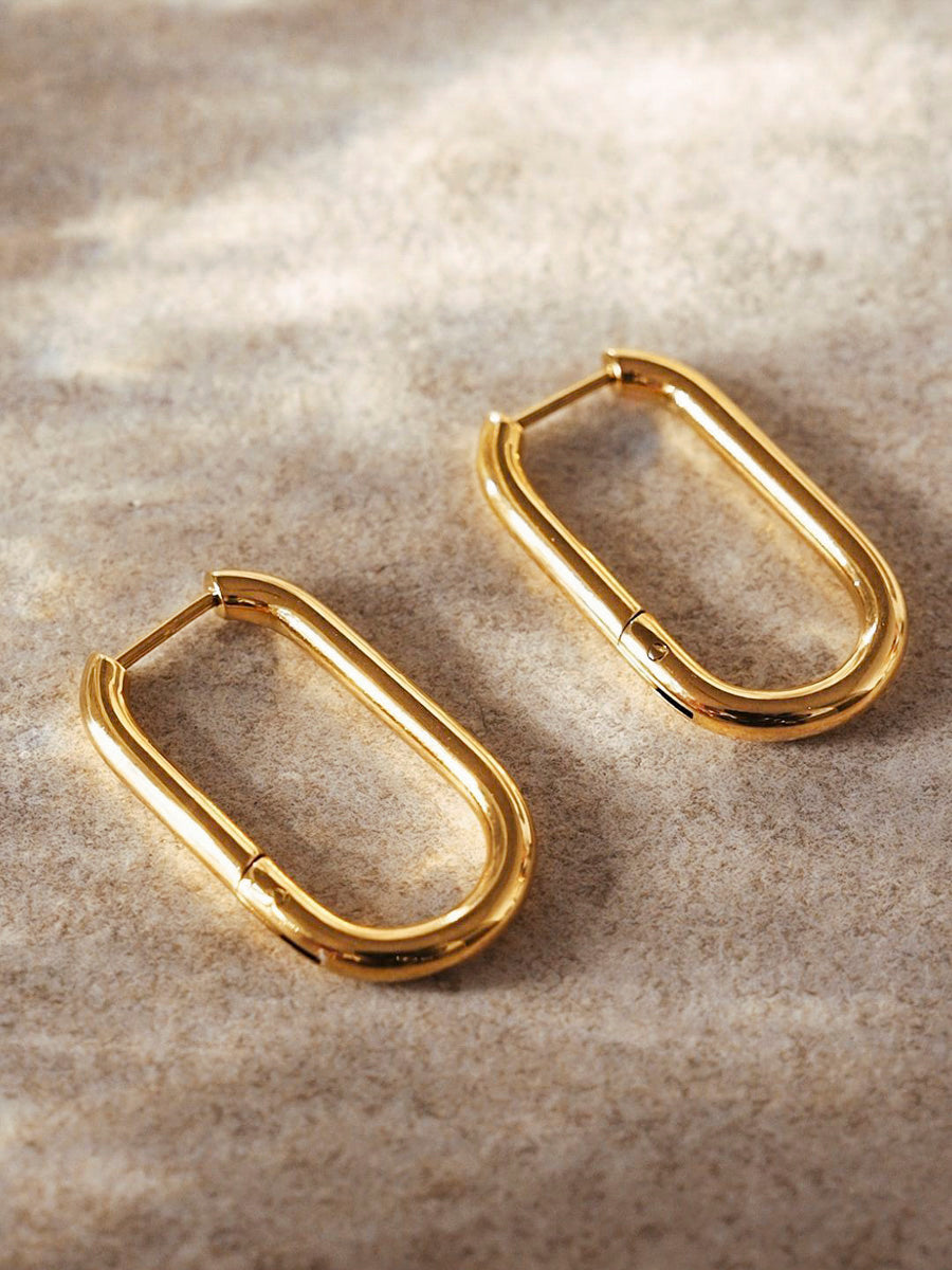 Grandes Aros Dorados