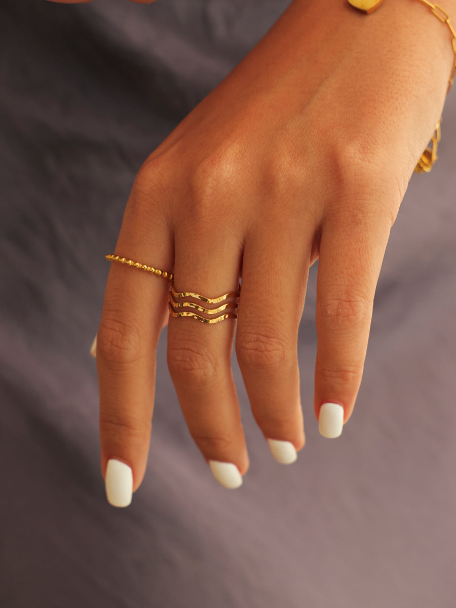 Anillo Punta Dorada