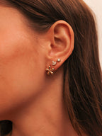 Pendientes Hoja Brillante