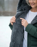 Luna – Chaqueta Acolchada Verde Claro de Invierno