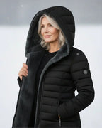 Luna – Chaqueta Acolchada Verde Claro de Invierno