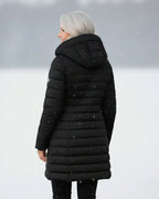 Luna – Chaqueta Acolchada Verde Claro de Invierno