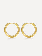 Pendientes Textura Serpiente