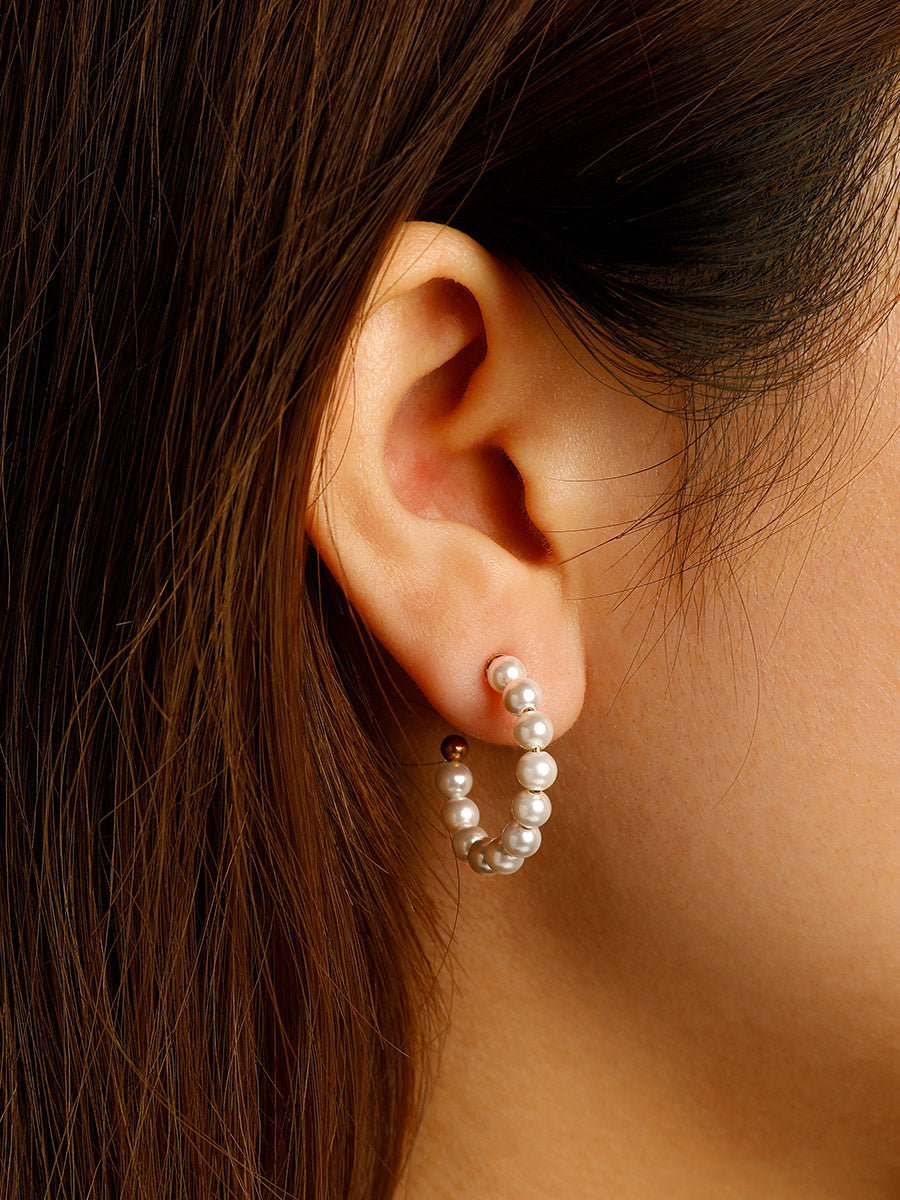Pendientes Perla Tradicional
