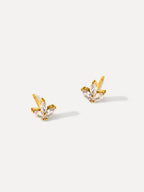 Pendientes Hoja Brillante