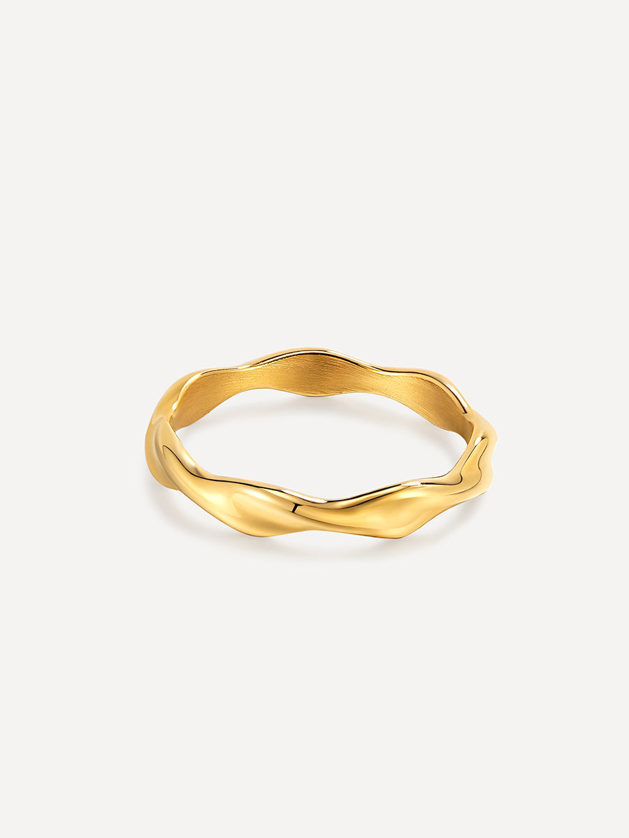 Anillo Curva Moderna
