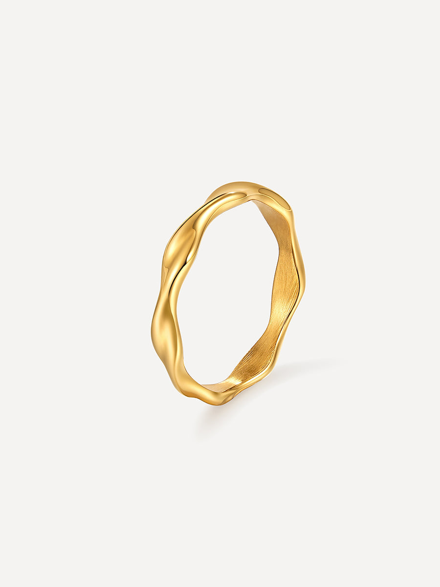 Anillo Curva Moderna