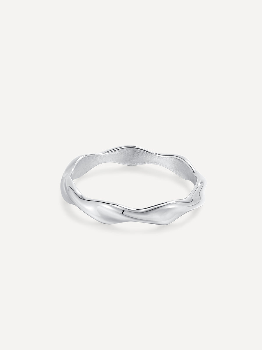 Anillo Curva Moderna