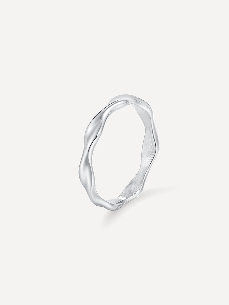 Anillo Curva Moderna