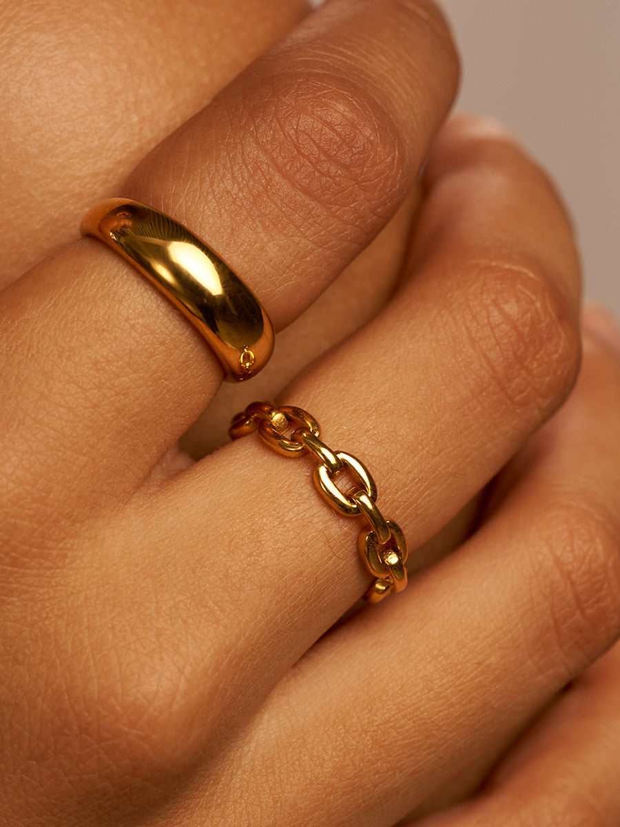 Anillo Esencia Dorada