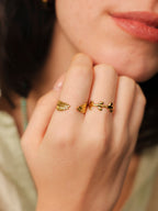 Anillo Alas Doradas