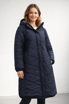 Lara | Parka Larga Acolchada Mujer con Capucha
