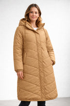 Lara | Parka Larga Acolchada Mujer con Capucha