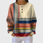 Judith | Sudadera Sin Capucha Mujer Estampado Navideño Manga Larga
