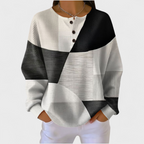Judith | Sudadera Sin Capucha Mujer Estampado Navideño Manga Larga