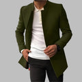 Ciro | Abrigo de Lana Slim Fit Hombre Cuello Mao