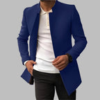 Ciro | Abrigo de Lana Slim Fit Hombre Cuello Mao