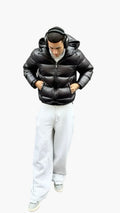 Samuel | Chaqueta de Plumas Hombre con Capucha Acolchada