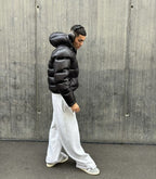 Samuel | Chaqueta de Plumas Hombre con Capucha Acolchada