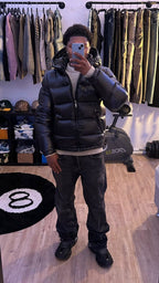 Samuel | Chaqueta de Plumas Hombre con Capucha Acolchada