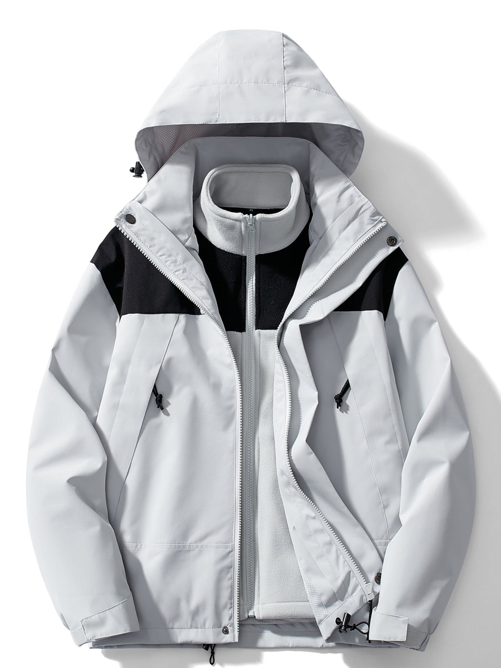 Ingrid | Chaqueta Impermeable 3 en 1 con Forro Polar Mujer Capucha