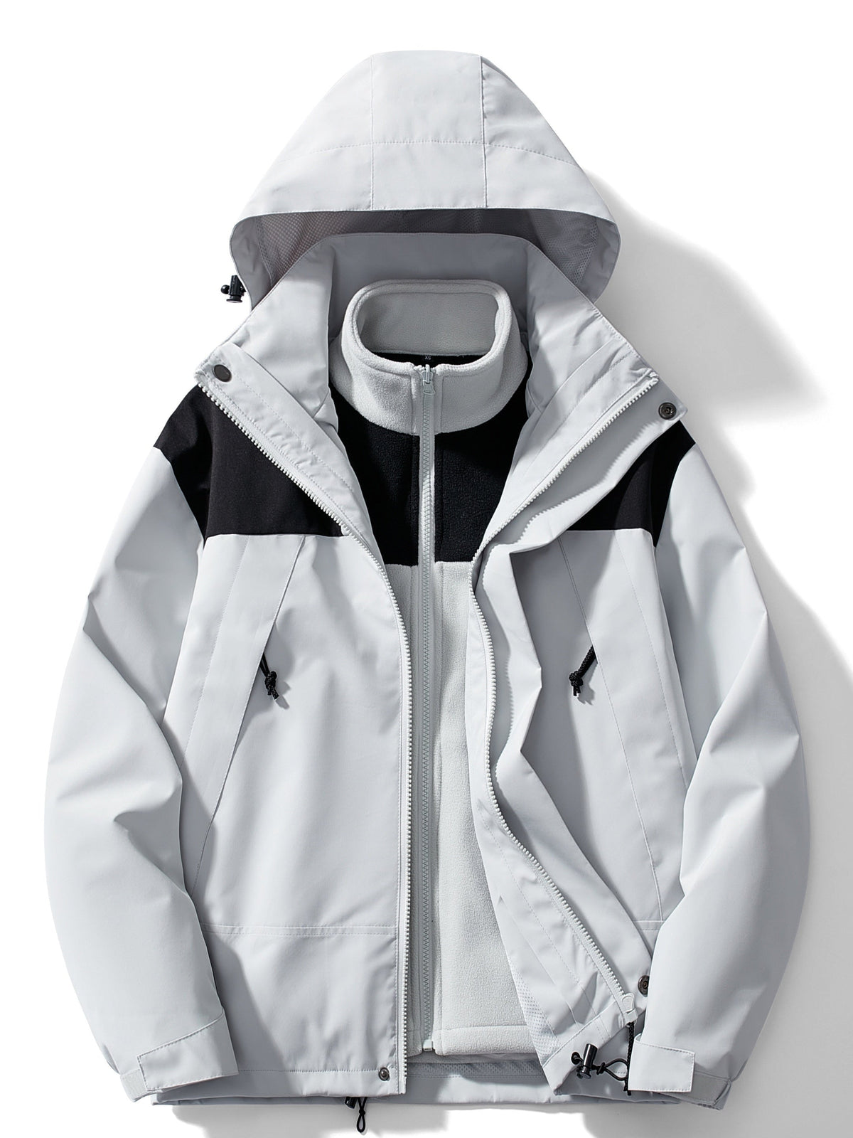 Ingrid | Chaqueta Impermeable 3 en 1 con Forro Polar Mujer Capucha