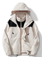 Ingrid | Chaqueta Impermeable 3 en 1 con Forro Polar Mujer Capucha
