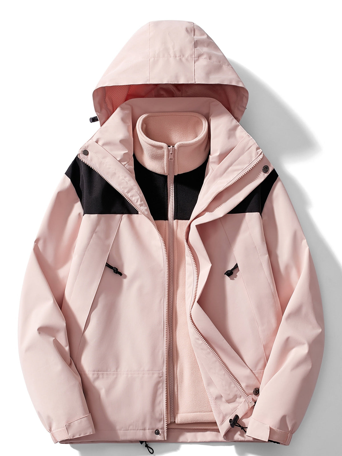 Ingrid | Chaqueta Impermeable 3 en 1 con Forro Polar Mujer Capucha