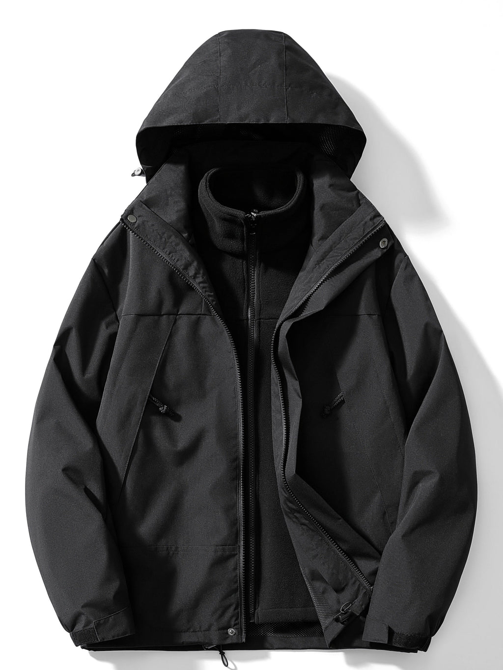Ingrid | Chaqueta Impermeable 3 en 1 con Forro Polar Mujer Capucha