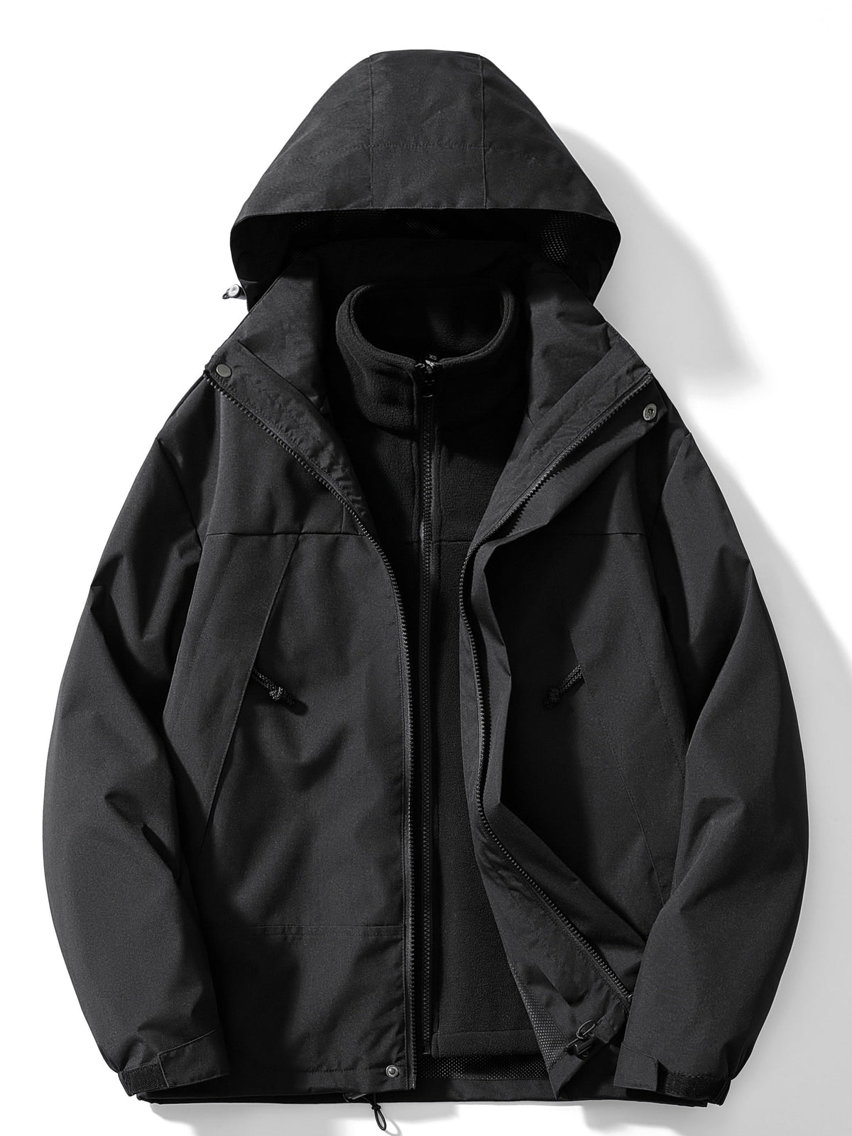 Ingrid | Chaqueta Impermeable 3 en 1 con Forro Polar Mujer Capucha
