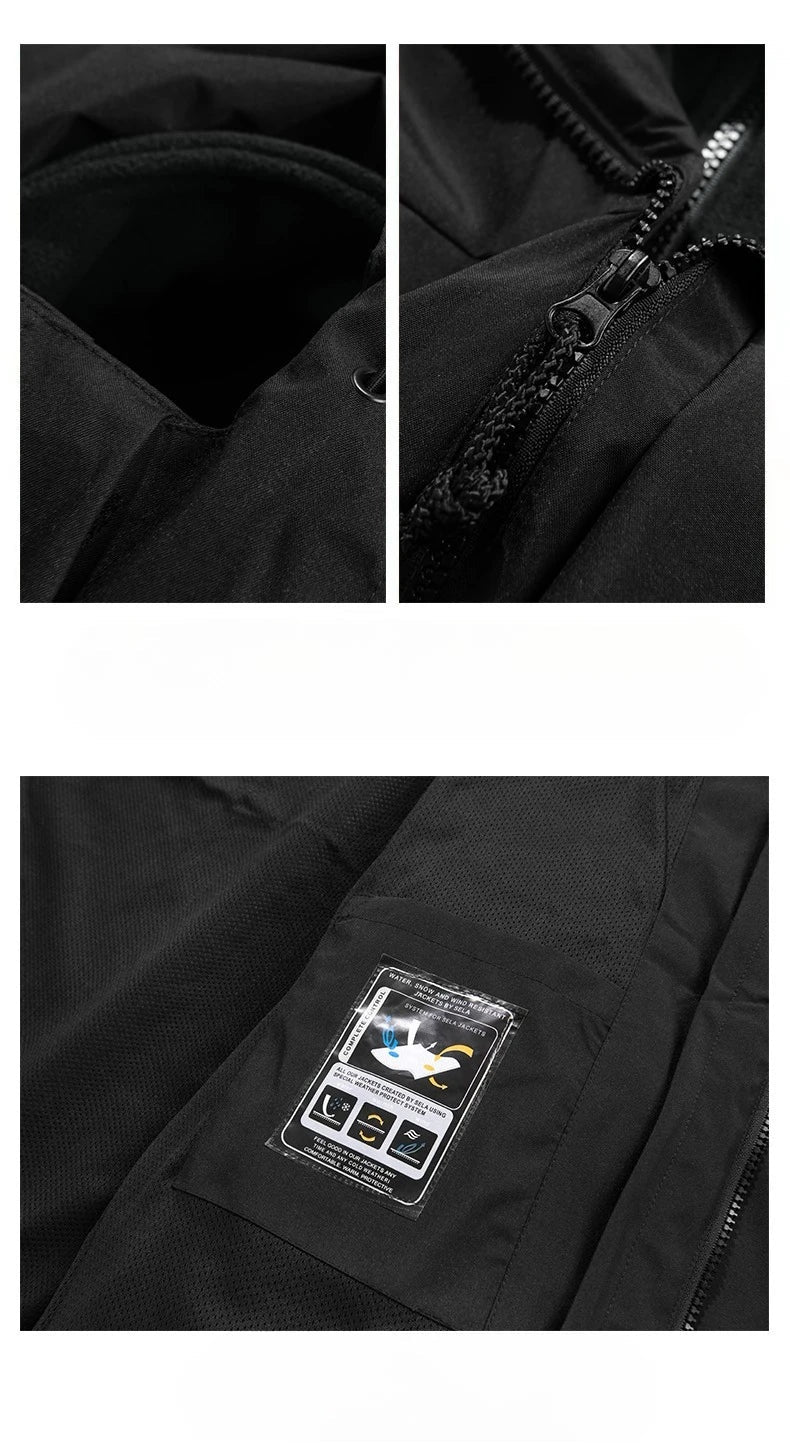 Ingrid | Chaqueta Impermeable 3 en 1 con Forro Polar Mujer Capucha