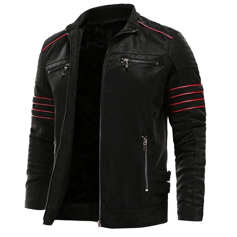 Bermudo | Chaqueta para Moto Hombre Polipiel Forro Interior