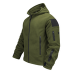 Vicente | Chaqueta Polar Hombre con Capucha Multibolsillos