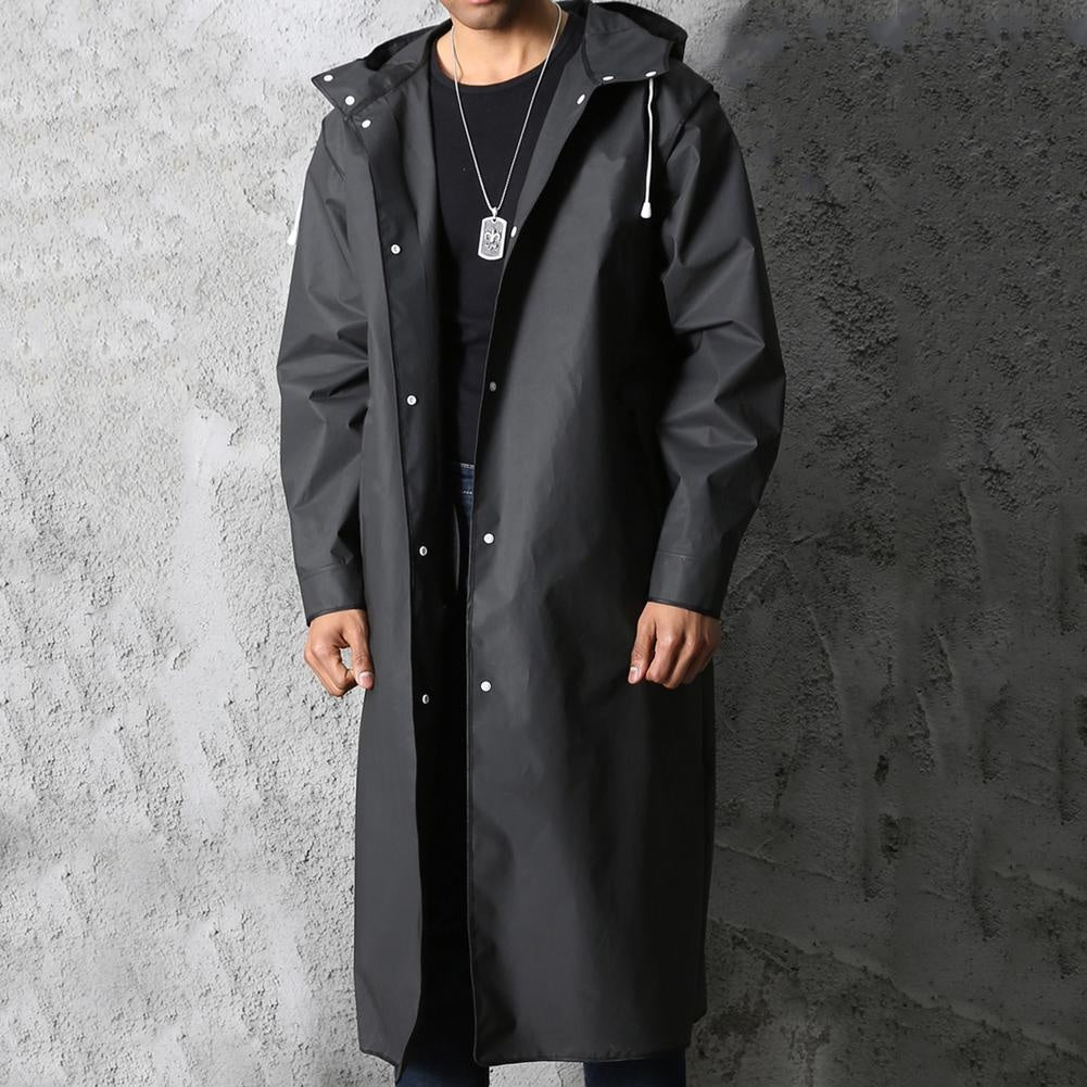 Herminio | Chubasquero Largo Impermeable Hombre con Capucha