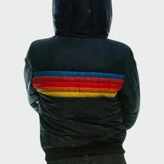 Vera | Chaqueta Acolchada Impermeable Mujer Estampado Multicolor