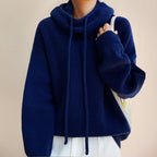 Claudia | Jersey de Punto con Capucha Mujer Oversize Manga Larga