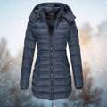 Rosa | Parka Acolchada Larga Mujer con Capucha