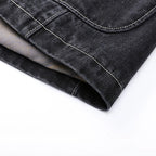 Uriel | Chaqueta Vaquera de Denim Hombre Blazer Cuello Solapa
