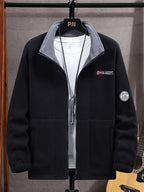 Higinio | Chaqueta Polar Hombre Cuello Alto Cremallera