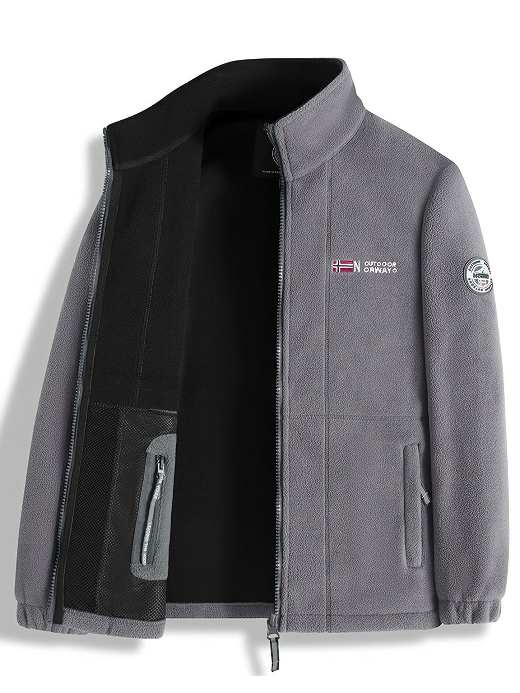 Higinio | Chaqueta Polar Hombre Cuello Alto Cremallera