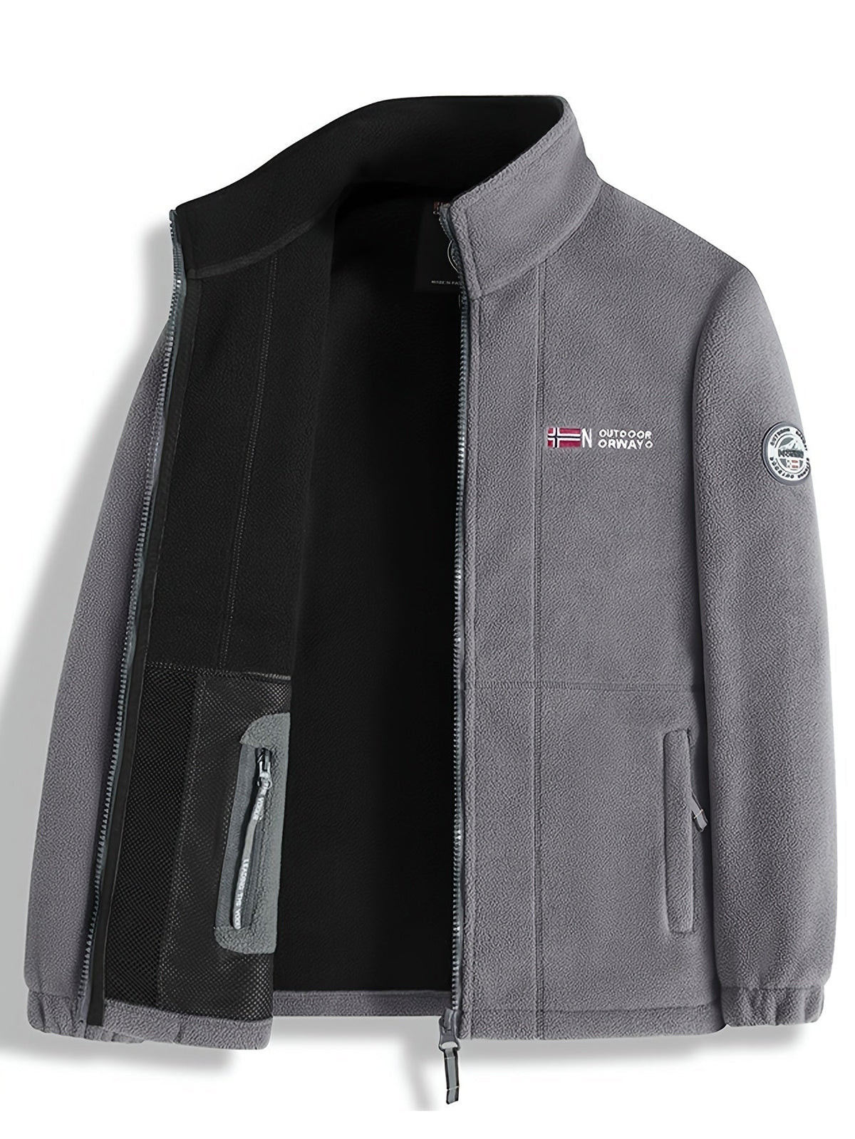 Higinio | Chaqueta Polar Hombre Cuello Alto Cremallera