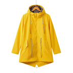 Fiorella | Chubasquero Impermeable Mujer con Capucha Cordón Ajustable