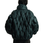 Leonora | Chaqueta de Plumas Oversize Mujer Cuello Alto Cremallera