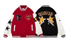 Zeus | Varsity Jacket Hombre Bordado Oversize