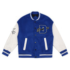 Zeus | Varsity Jacket Hombre Bordado Oversize