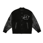 Zeus | Varsity Jacket Hombre Bordado Oversize