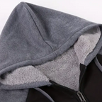 Leandro | Sudadera con Cremallera Hombre Forro Sherpa con Capucha