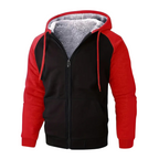 Leandro | Sudadera con Cremallera Hombre Forro Sherpa con Capucha