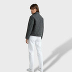Eider | Chaqueta Acolchada Corta Mujer Cuello Mao Cremallera
