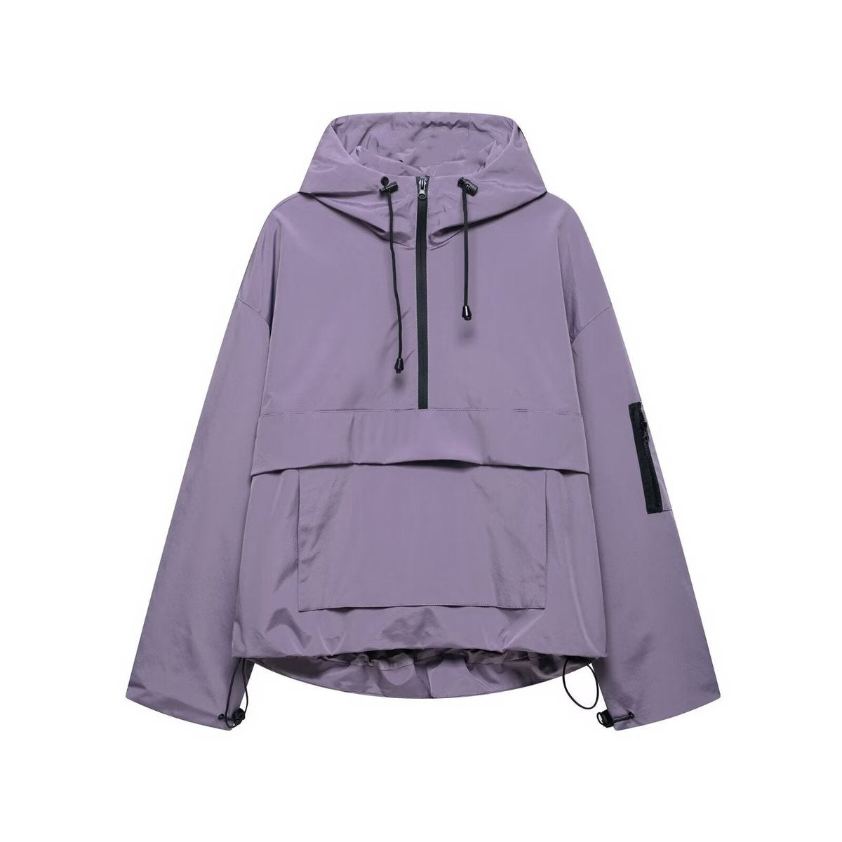 Alba | Anorak Impermeable Cortavientos Mujer con Capucha